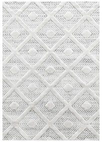 Ayyildiz, Kusový koberec Pisa 4707 Grey, 60x110, šedá, obývacia izba