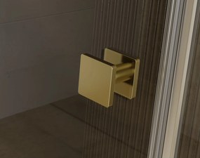 Besco Štvorcový sprchový kút PIXA GOLD SQ 90x90, výška 195 cm - bez vaničky BESCO-Orientácia: Pravá