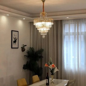 Toolight Toolight, stropné svietidlo 6xE14, zlatá lesklá, OSW-00684