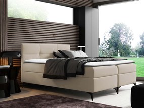 Kontinentálna posteľ Durian, Rozmer postele: 200x200, Dostupné poťahy: ekokoža Soft 033