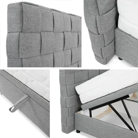 Čalúnená posteľ Winter 4, Rozmer postele: 160x200, Dostupné poťahy: Boss 15