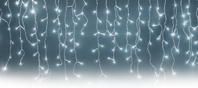 Vianočné svetielka LED záclona FLASH studená biela 1000 LED