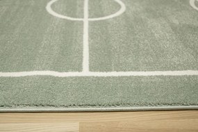 Koberec Lima 6333B zelený / krémový, ihrisko