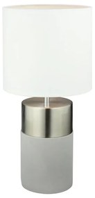 Stolná lampa Qenny Typ 19 - biela / svetlosivá