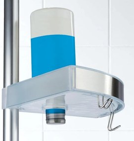 Teleskopická rohová polica do kúpeľne