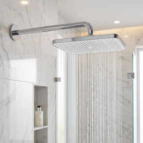 Rea Rea, obdĺžniková dažďová sprcha 380x210 mm, JS-032, chrómová, REA-P0392