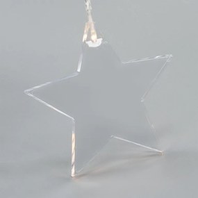 Nexos 86336 Svetelný záves Hviezdy, 8 LED, teplo biela