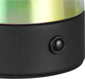 LED stolová lampa so skleneným tienidlom (výška 18 cm) Dooley – Trio