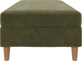 Zelená zamatová podnožka Lilly – Støraa