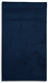 Malý uterák 30x50 cm z organickej bavlny tmavo modrý