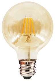 Dekoračná LED žiarovka E27 teplá 2700k 6w 700 lm jantárová