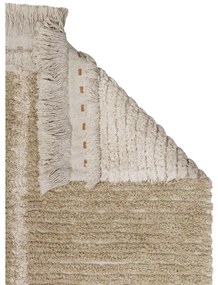 Béžový bavlnený behúň 80x230 cm Duetto Sage – Lorena Canals