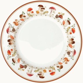 Porcelánové plytké taniere Autumn Breeze, 6 ks