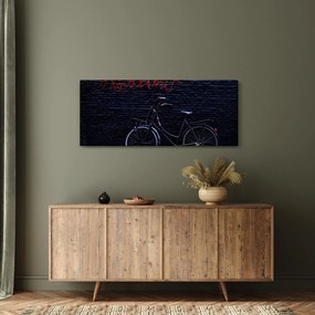 Obraz bicykla v Amsterdame (120x50 cm)