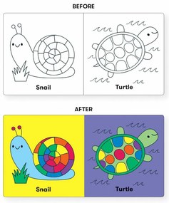 Mudpuppy Knižka na kúpanie Dúhová divočina