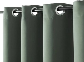 Záves OXFORD 140x270 cm, sivozelený Zavesenie: Riasiaca páska