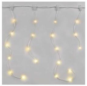 LED Vonkajšia vianočná reťaz 54xLED/8 funkcií 6,7x0,7m IP44 teplá biela