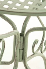 Kovový stôl GS13436802 - Zelená antik