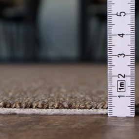 Betap, Koberec metráž Rambo-Bet 93, na mieru, šíře 3m,4m,5m, hnedá, ab (mriežka), kuchyňa