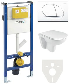 Mereo Mereo, WC komplet pre sádrokartón s príslušenstvom, MER-MM02SETR