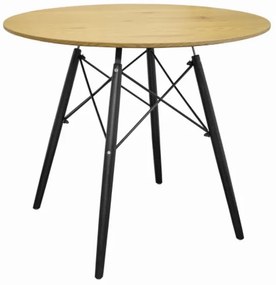 TRENDIE Jedálenský stôl EDDIE 100 cm dub