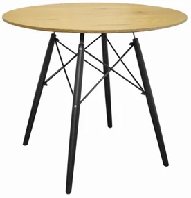 TRENDIE Jedálenský stôl EDDIE 100 cm dub