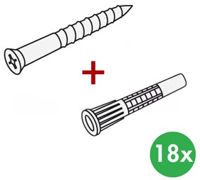 Element System Súprava skrutiek a hmoždiniek