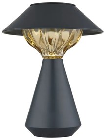 Globo 36639A - LED Solárna lampa 10xLED/0,06W/1,2V IP44 čierna