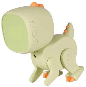 LED Stmievateľná detská nočná lampička s budíkom ROBOT LED/1W/5V 1200 mAh