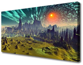 Obraz Canvas Abstrakcia umenie 125x50 cm