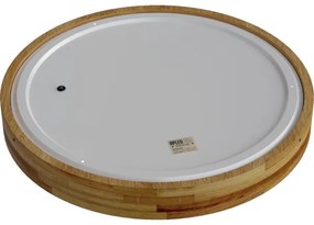 APLED - LED Stropné svietidlo RONDO LED/48W/230V pr. 50 cm dub