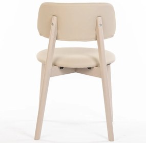 MARY UP DREVENÁ STOLIČKA beige