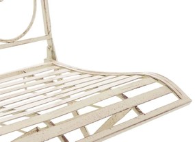 Kovová skladacia stolička Sibell (SET 2 ks) - Krémová antik