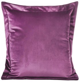 DEKORAČNÁ OBLIEČKA NA VANKÚŠ RIA 45X45 CM TMAVOFIALOVÁ