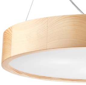 Luster na lanku NATURAL 3xE27/60W/230V ø 47 cm borovica