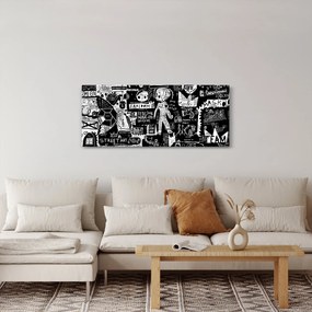 Obraz - Graffiti (120x50 cm)