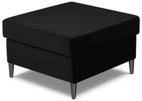 Čierna zamatová podnožka Kyoto – Cosmopolitan Design