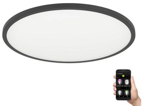 Eglo Eglo 900761-LED Stmievateľné stropné svietidlo SARSINA-Z 33,5W/230V pr.45 cm čierna EG900761
