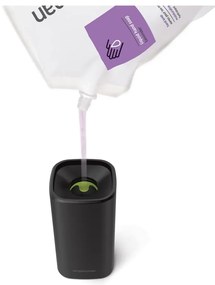 Matne čierny oceľový dávkovač mydla 295 ml – simplehuman