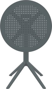 Skladací stôl Sky round - tmavosivá