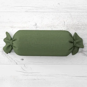 Biante Vankúš valec bonbon Rongo RG-081 Tmavý olivovo zelený 15x80 cm