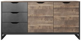 Komoda Adrissa D (dub sand grande + matera). Akcia -18%. Vlastná spoľahlivá doprava až k Vám domov. 1127900