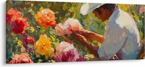 Obraz - Záhradník (120x50 cm)