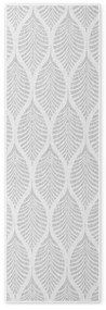 Vnútorný a vonkajší behúň v sivej a slonovinovej farbe 80x250 cm Duet Liora – NORTHRUGS