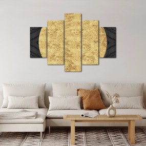 Obraz - Zlatá štruktúra N⁰2 (150x105 cm)