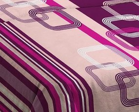 Posteľné obliečky BRANE PINK 2-dielna sada 140x200 cm