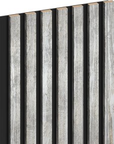 Mexen Lam-B, stenové lamely 275 × 31,5 cm, HDF doska 4 mm, dub bielený, S100-275317-2812-064