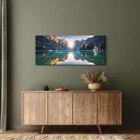 Obraz - Horské jazero (120x50 cm)