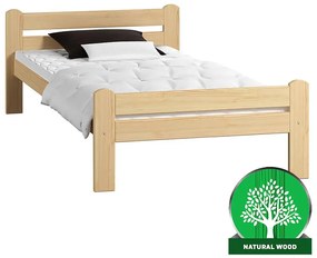 Posteľ Dorota 90x200 borovica bez roštu