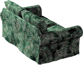 Poťah na sedačku Ektorp (rozkladacia, pre 2 osoby) NOVÝ MODEL 2012 farba produktu zelená látka zamatová, vzorované